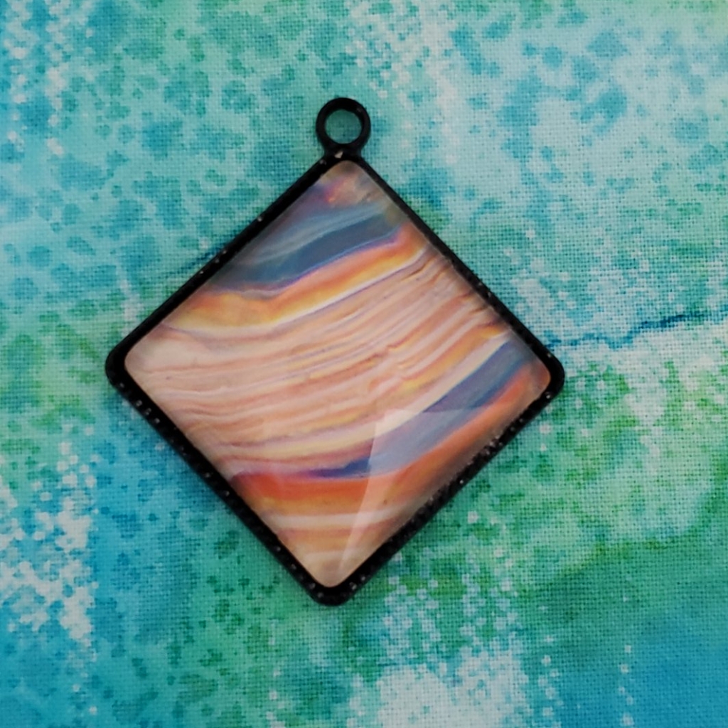Handmade Square Pendant Necklace